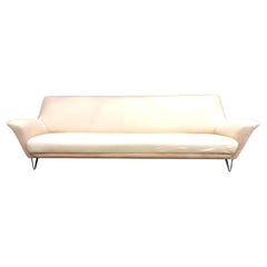 Vintage Beige Large Sofa by Ico Parisi, Italy