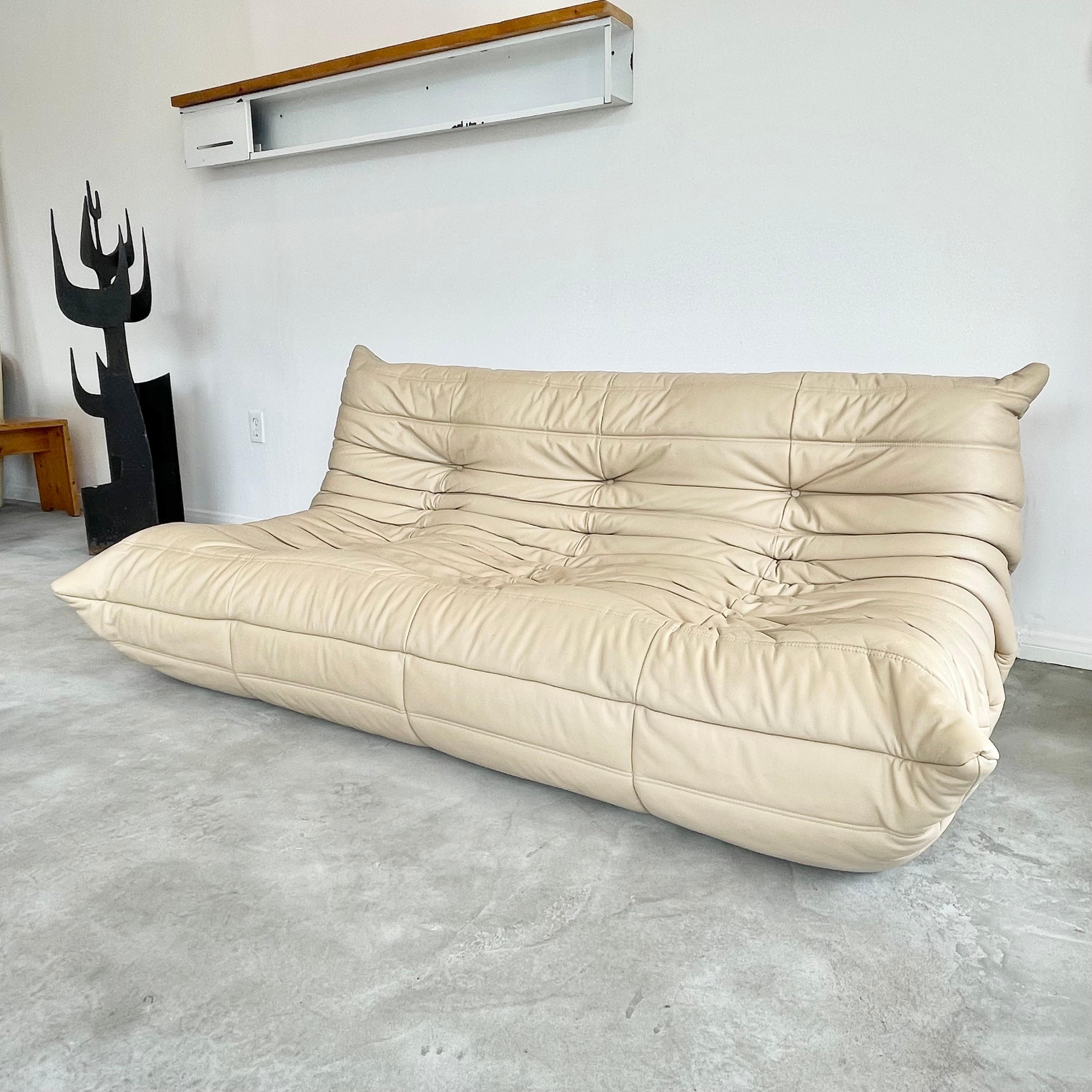 beige togo sofa