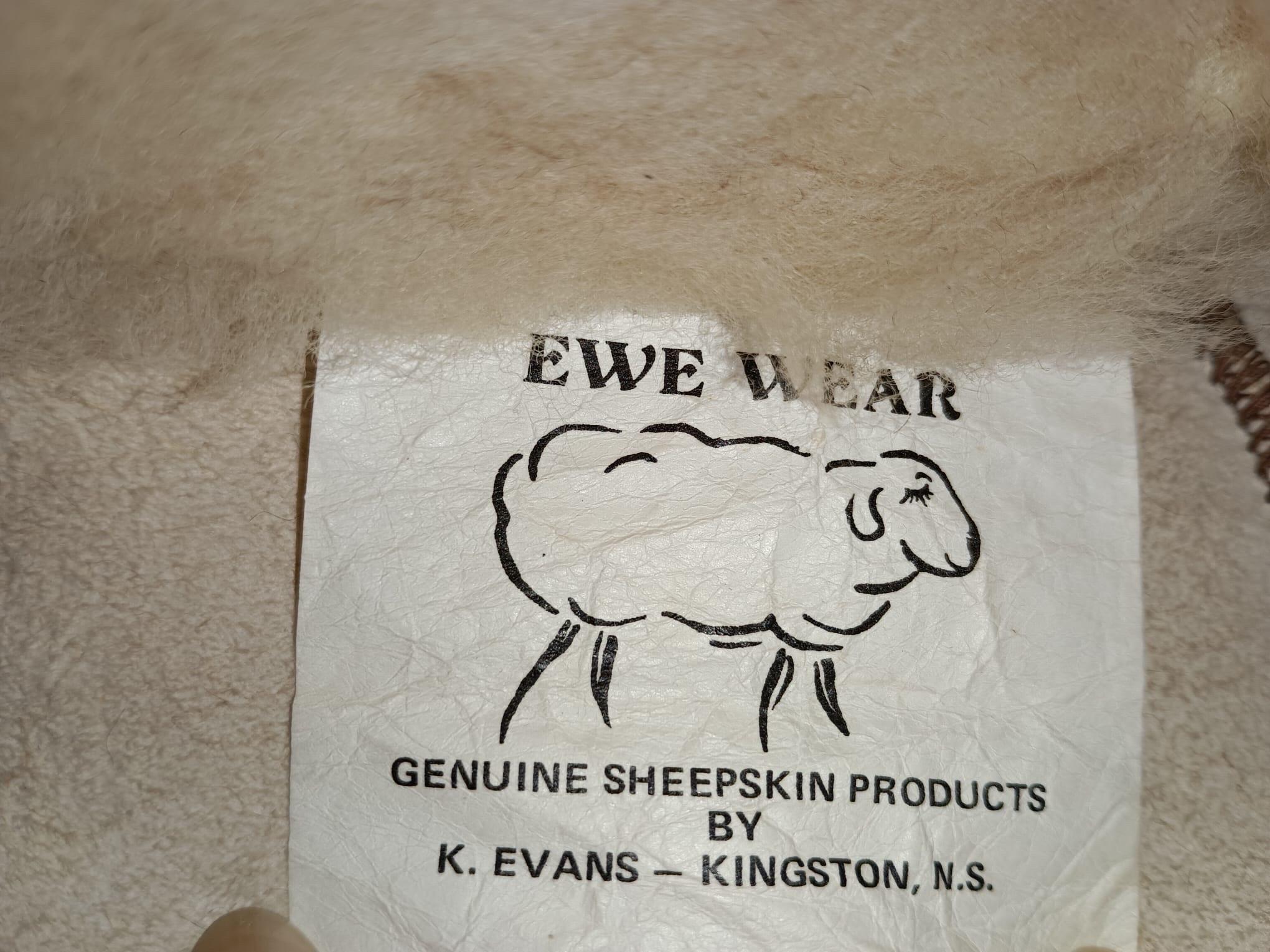Vintage Beige Shearling Fur Coat (Size 6-S) 9