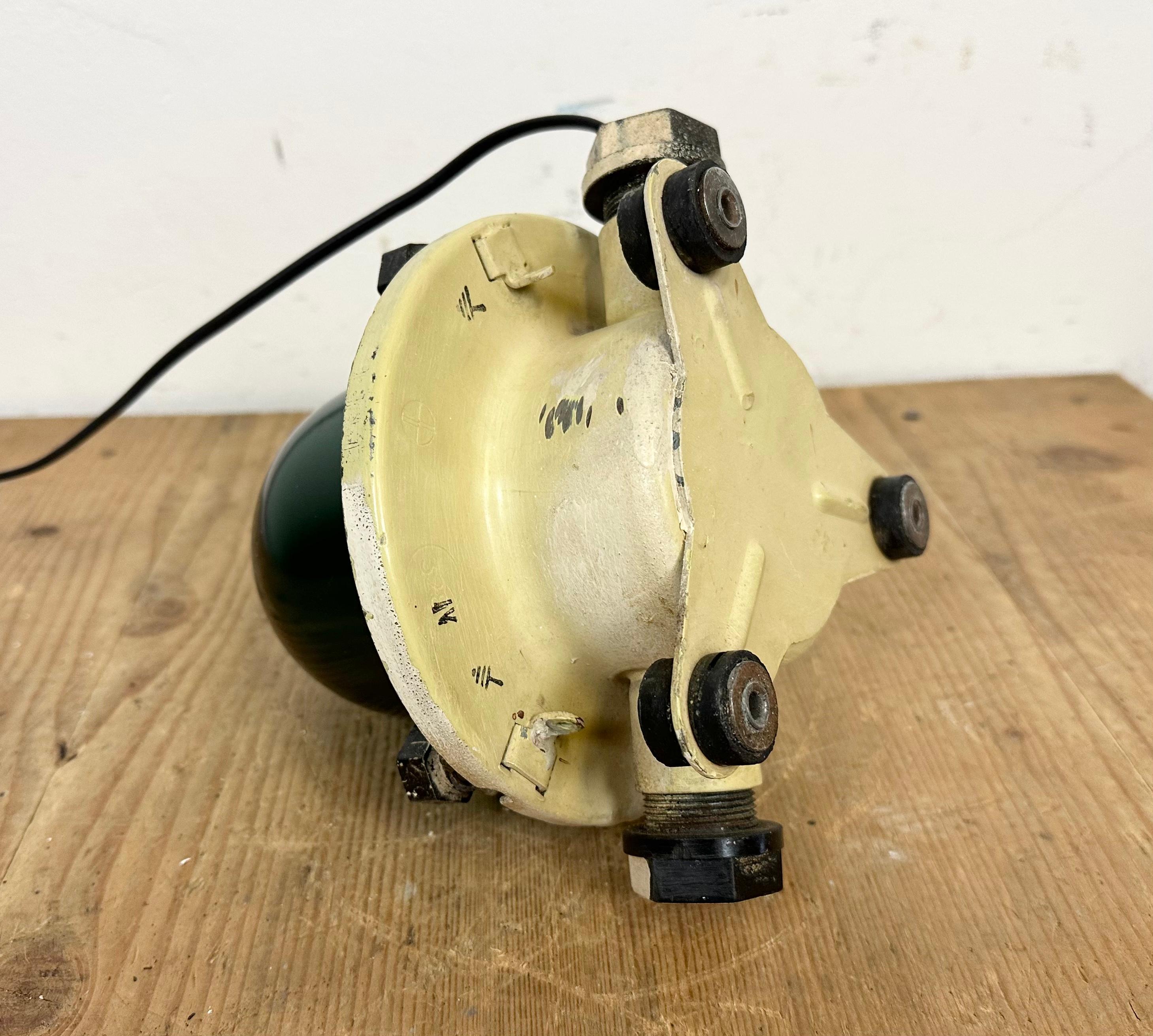 Vintage Beige Soviet Ship Ceiling or Wall Light, 1960s For Sale 6