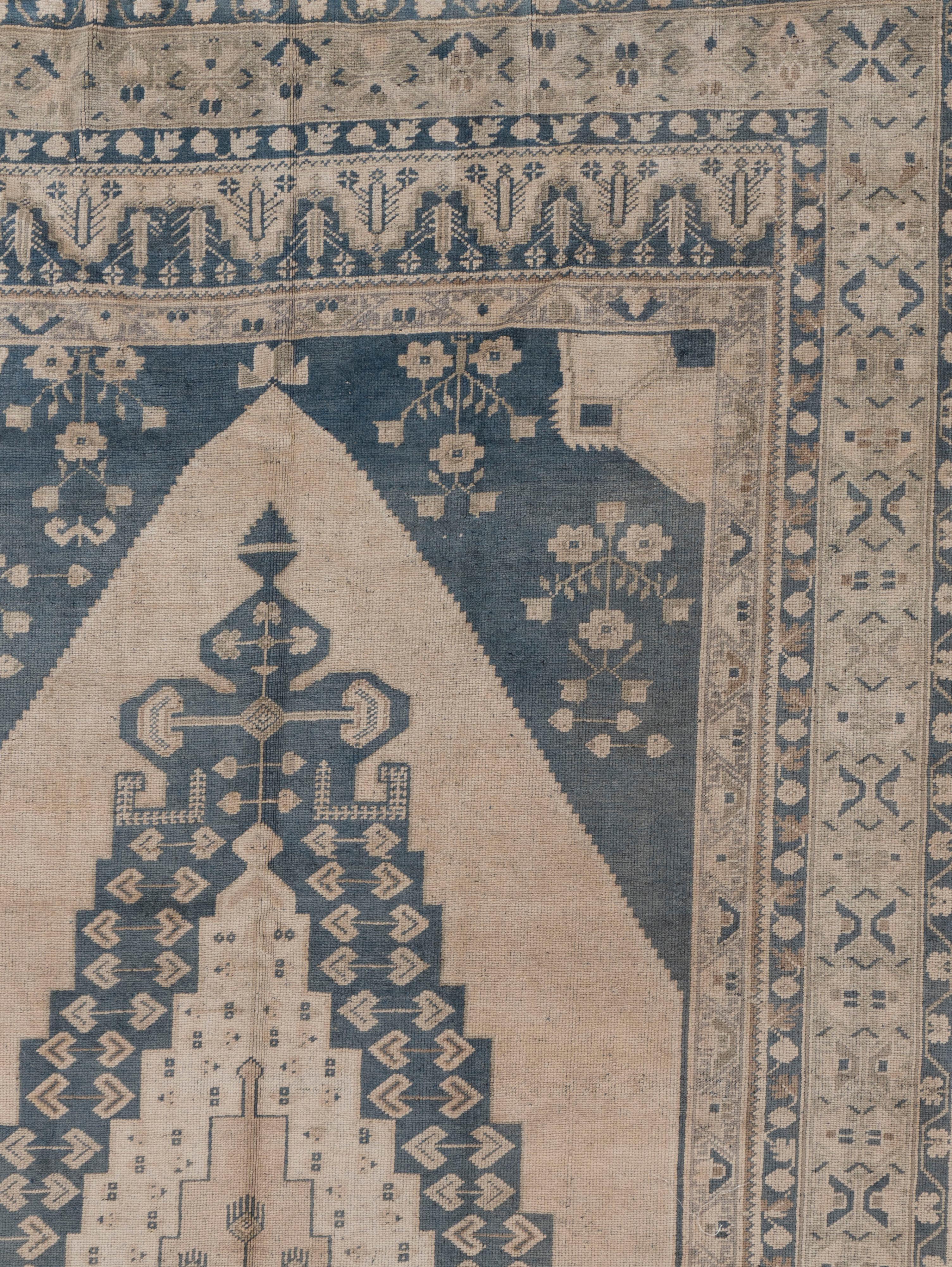 Tappeto Oushak Tash turco vintage beige tenue 5'7 X 10'9 in vendita 1