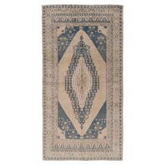 Vintage Beige Gedämpft Türkisch Oushak Tash Teppich 5
7 X 10
9