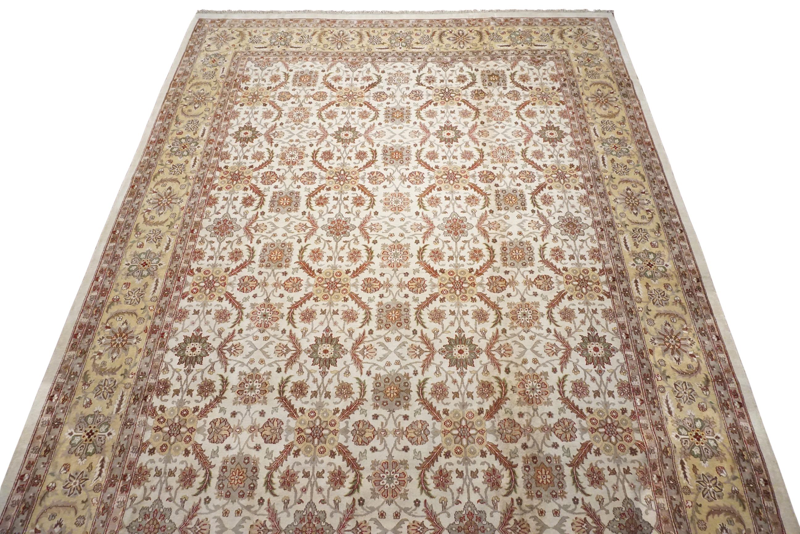Persian Vintage Beige Sultanabad For Sale