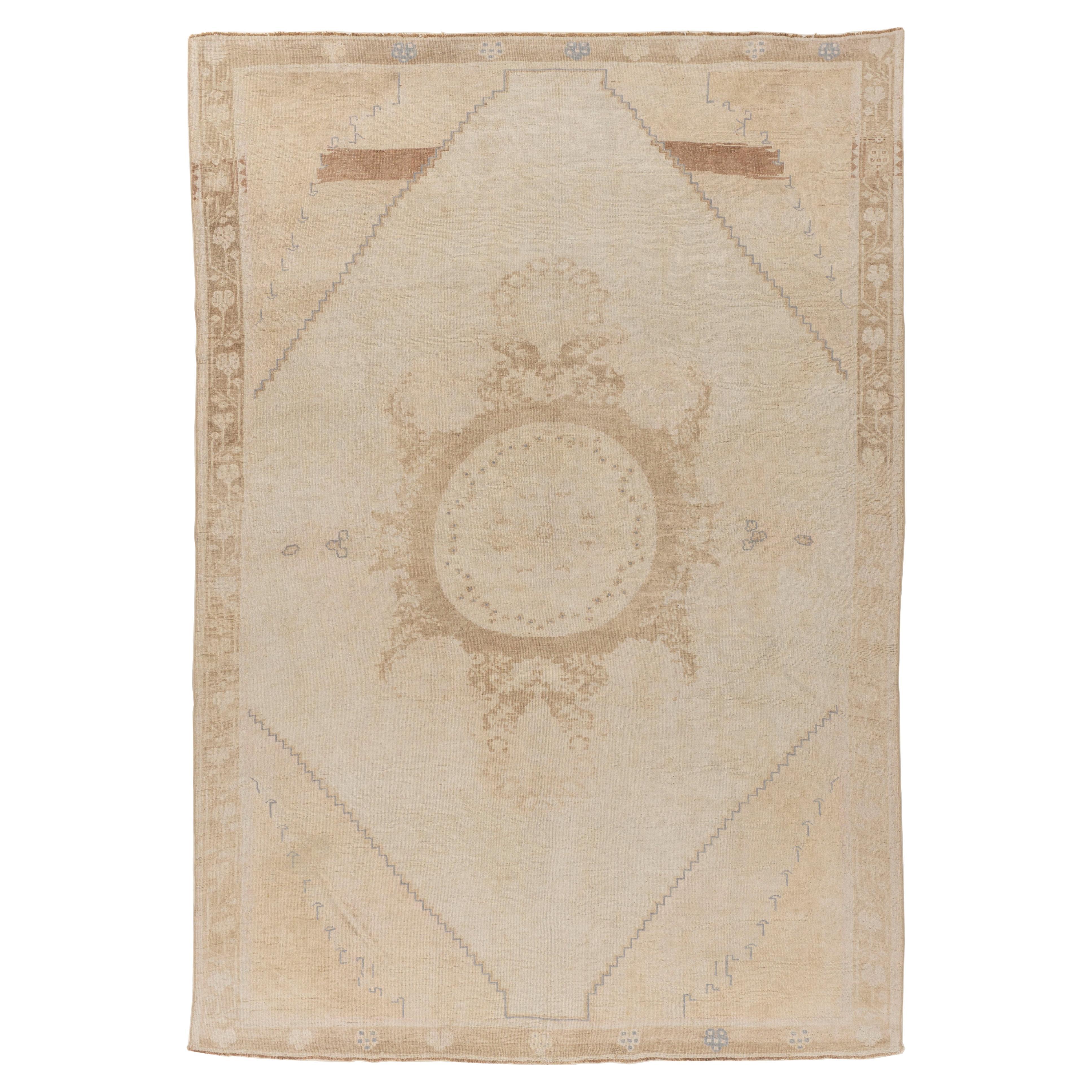 Vintage Beige Türkisch Kars Teppich 7
3 X 10
2