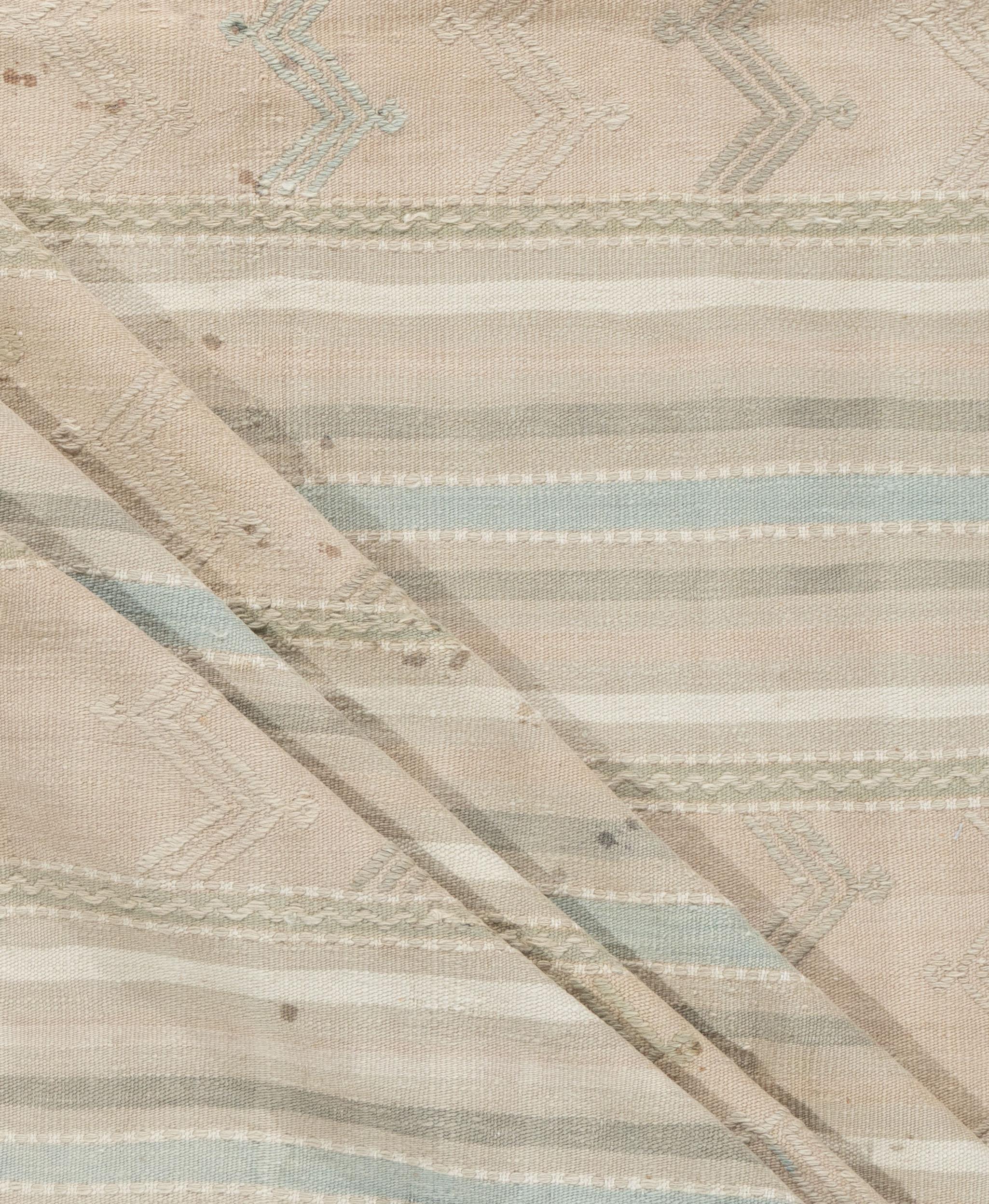 Turco Vintage Beige Rug & Kilim turco 4'9 X 8'9 in vendita