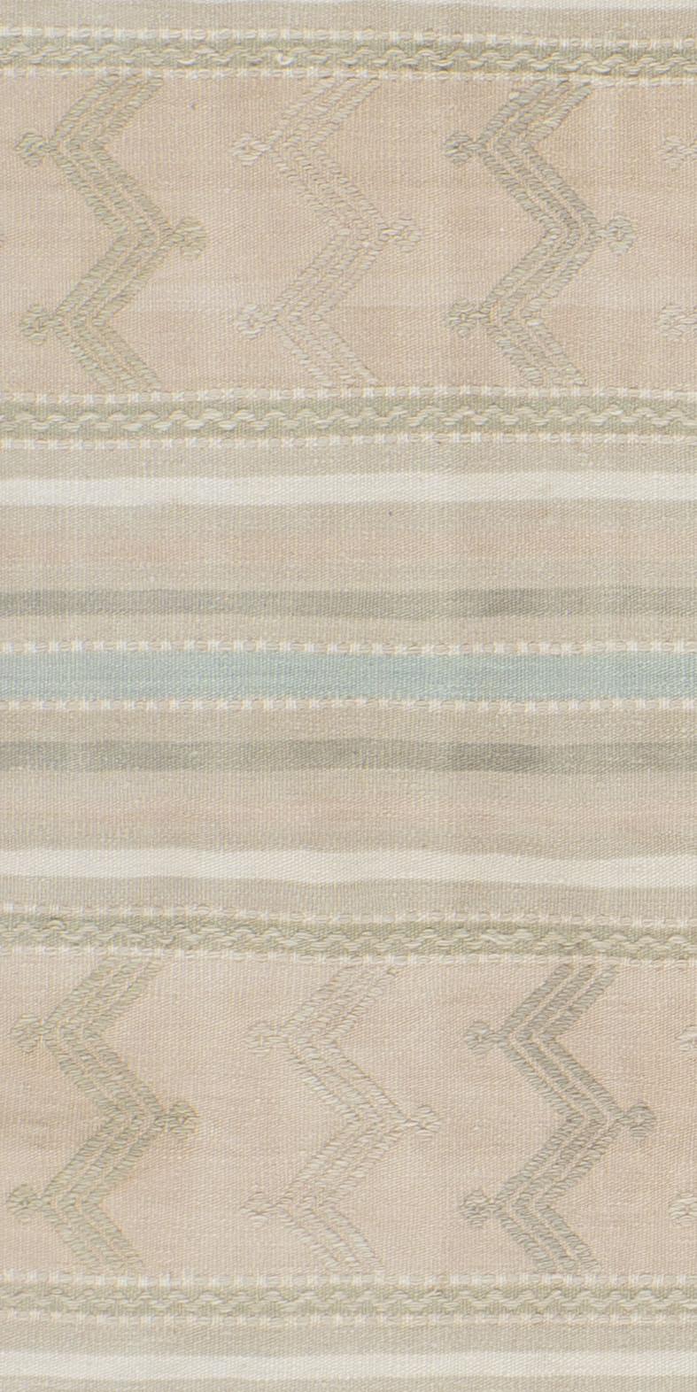 Tessuto a mano Vintage Beige Rug & Kilim turco 4'9 X 8'9 in vendita