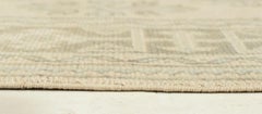 Tappeto Oushak turco beige vintage 4'8 X 11'10