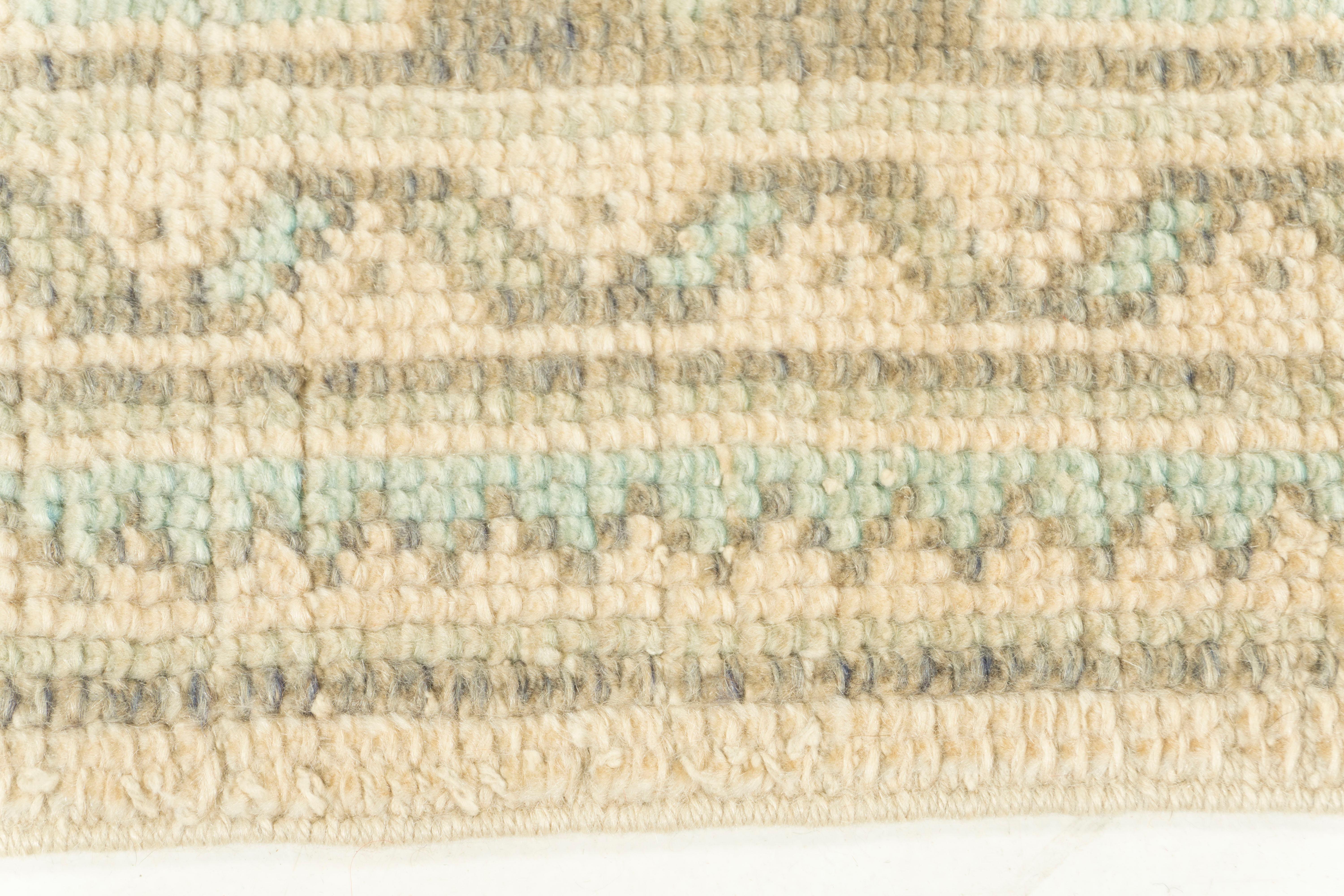 Vintage Beige Türkisch Oushak Teppich 4'8 X 11'10 im Zustand „Gut“ im Angebot in New York, NY