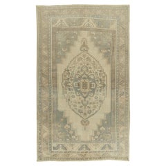 Tappeto Oushak turco beige vintage 6' X 10'5