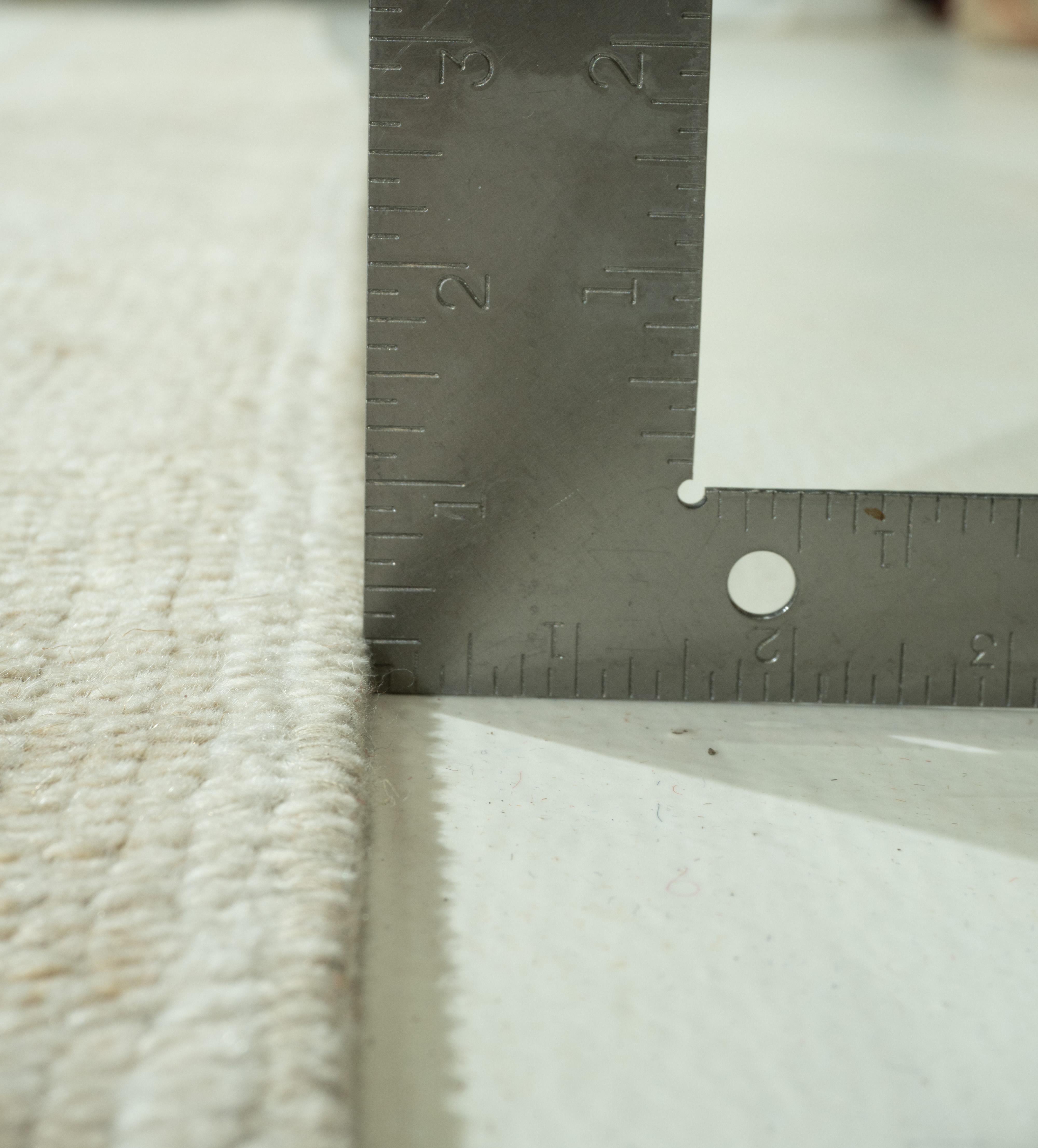 Vintage Rugs beige in lana turca annodata a mano Oushak in vendita 3