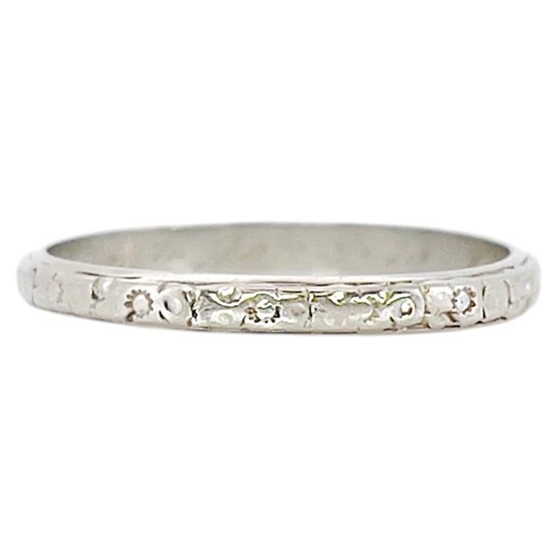 Fede nuziale vintage Belais, Leon to Jane 10-26-35, misura 5.5, 14K