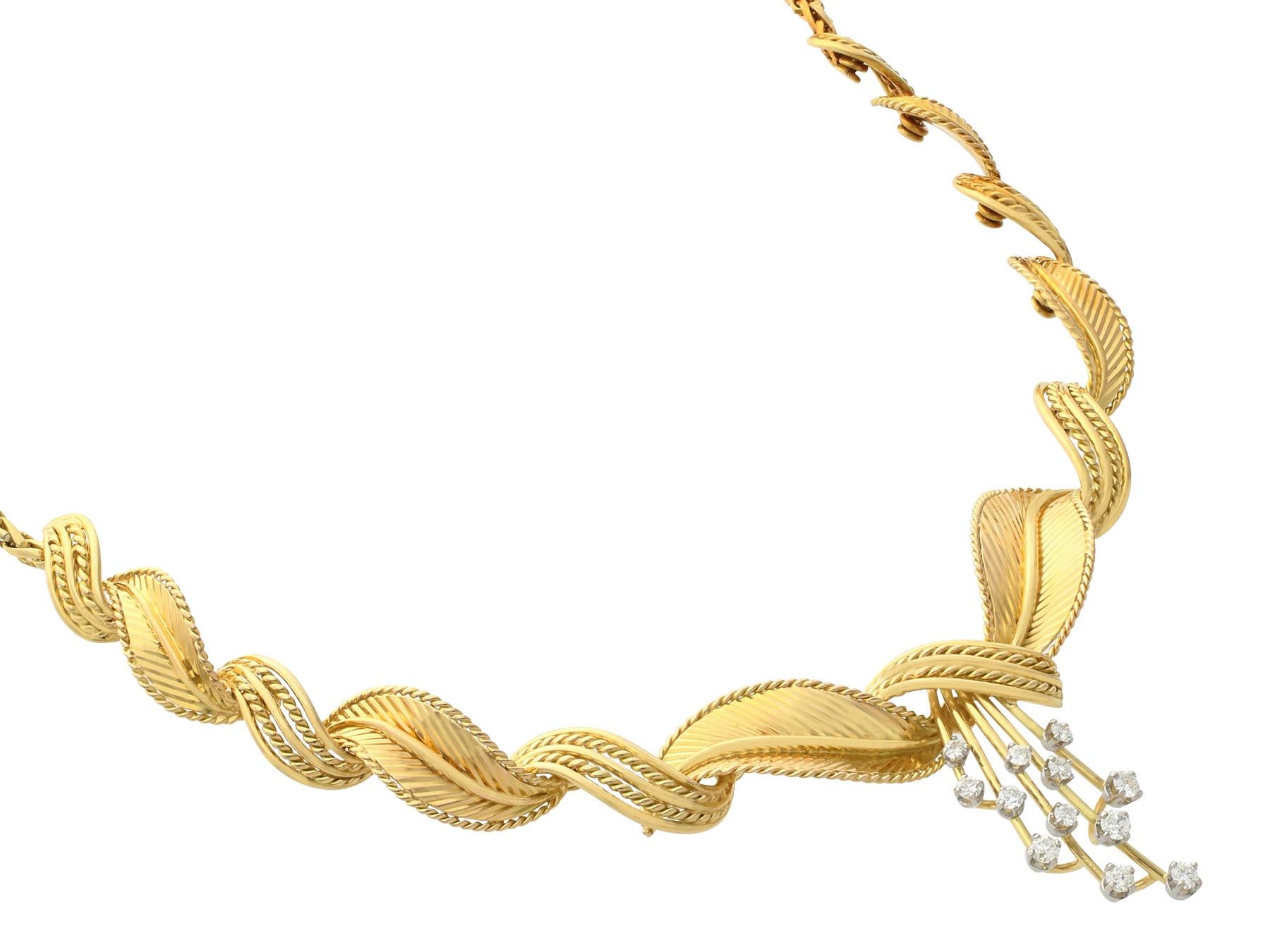 vintage gold necklace