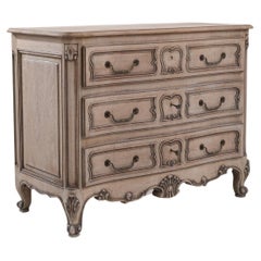 Used Belgian Bleached Oak Chest of Drawers