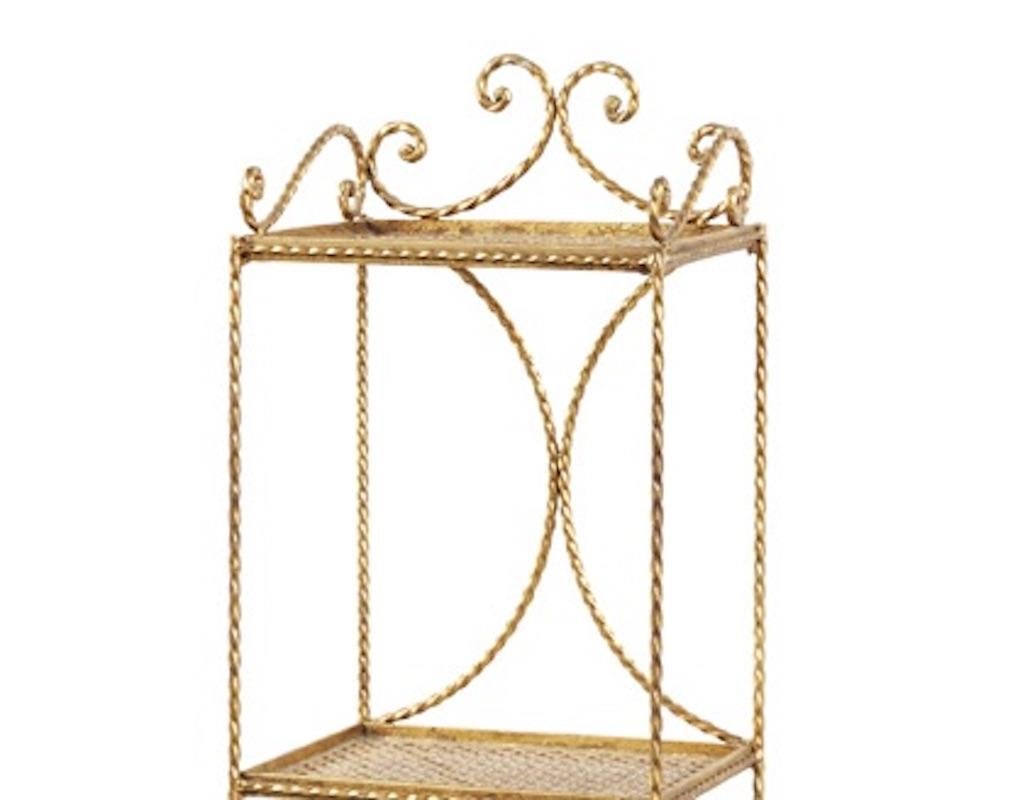 These elegant vintage gilt gold shelves are the perfect addition to any room!

Since Schumacher was founded in 1889, our family-owned company has been synonymous with style, taste, and innovation. A passion for luxury and an unwavering commitment