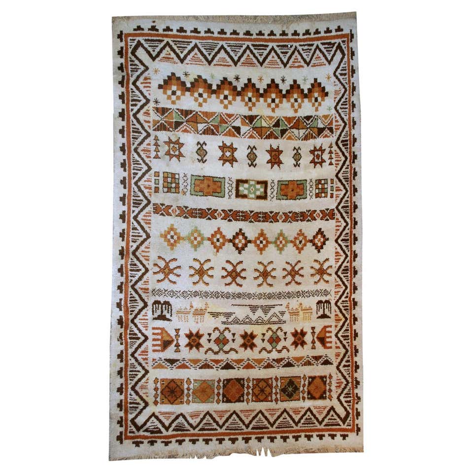 Sprawled Tiger Rug, Belgium, circa 1970 at 1stDibs