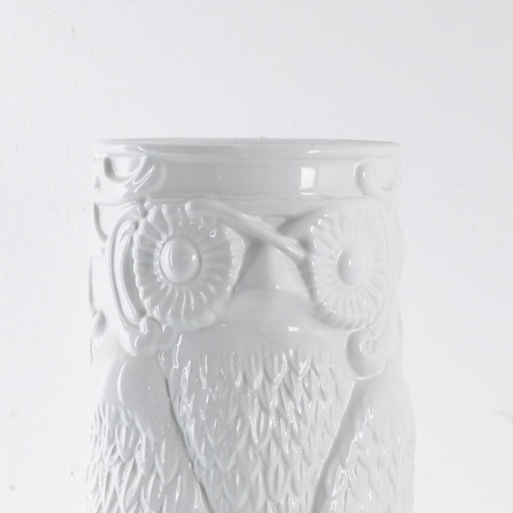 vintage owl vase