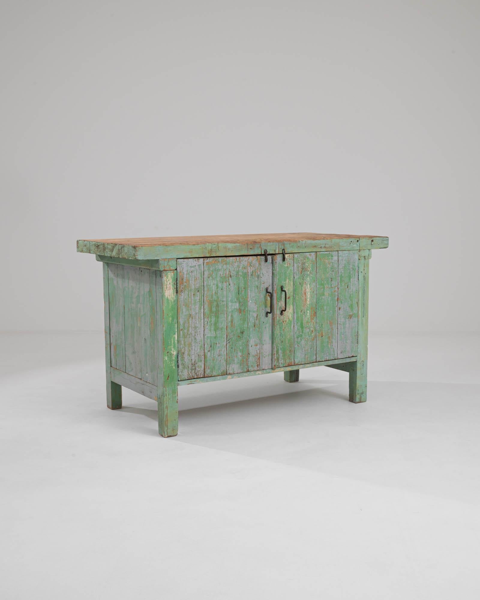 Early 20th Century Vintage Belgian Work Table