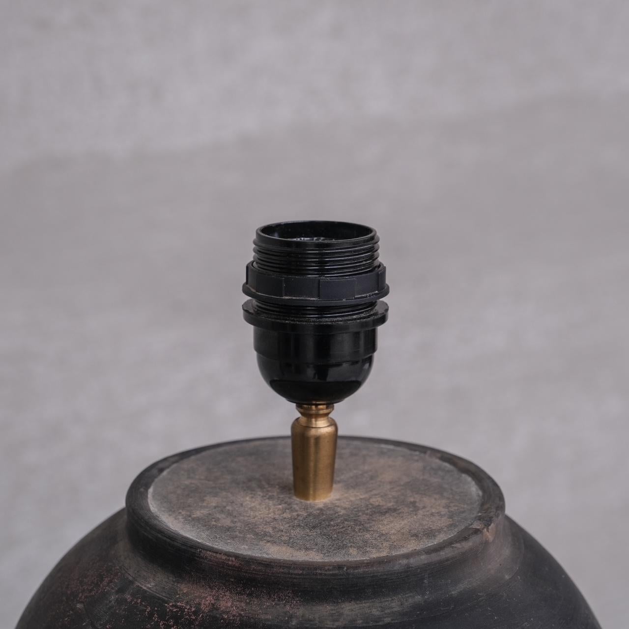 Vintage Belgium Ceramic Wabi-Sabi Table Lamp 1
