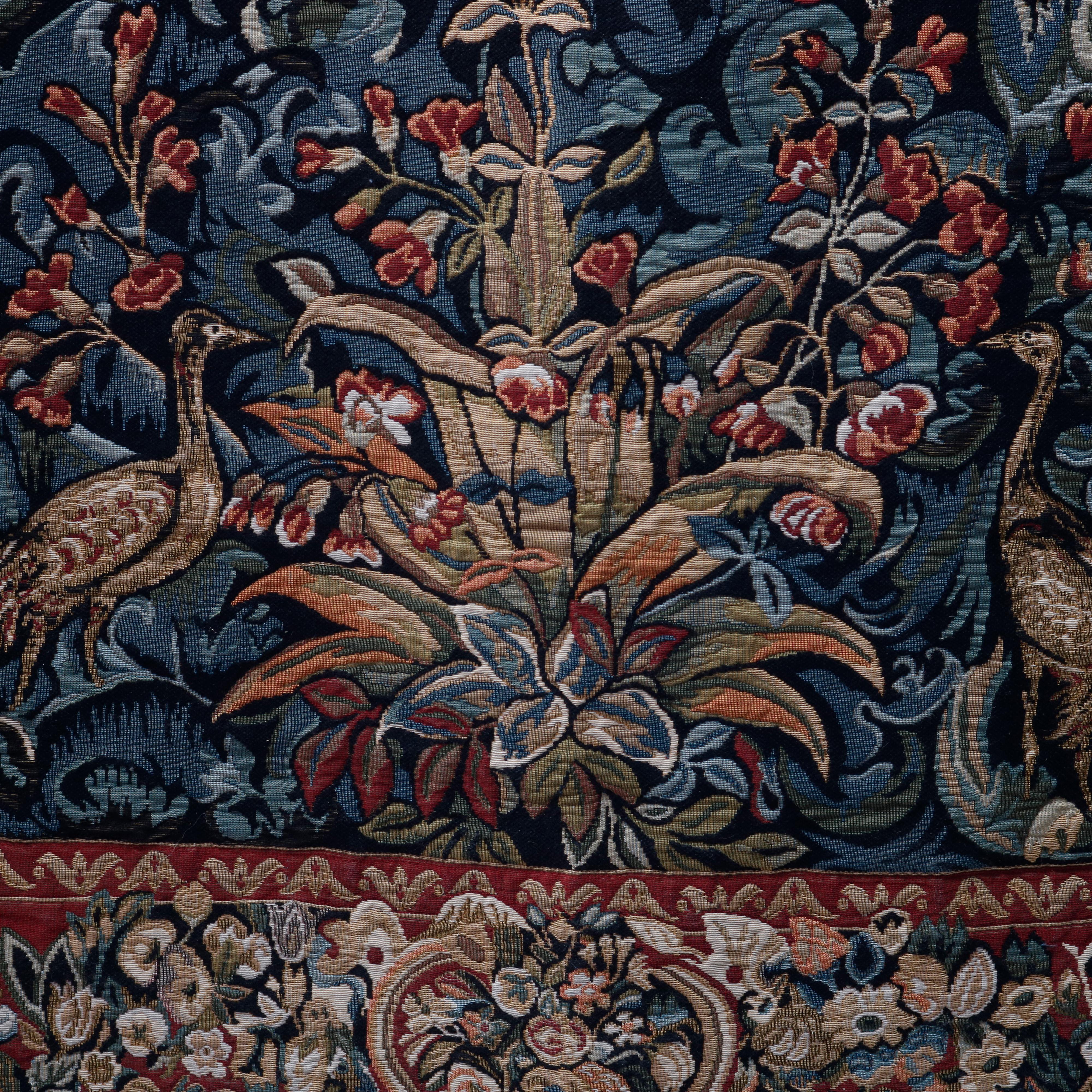 vintage peacock tapestry
