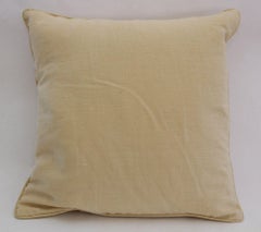 Vintage Belgium Linen Country Throw Pillow
