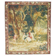 Vintage Belgium Pictorial Tapestry