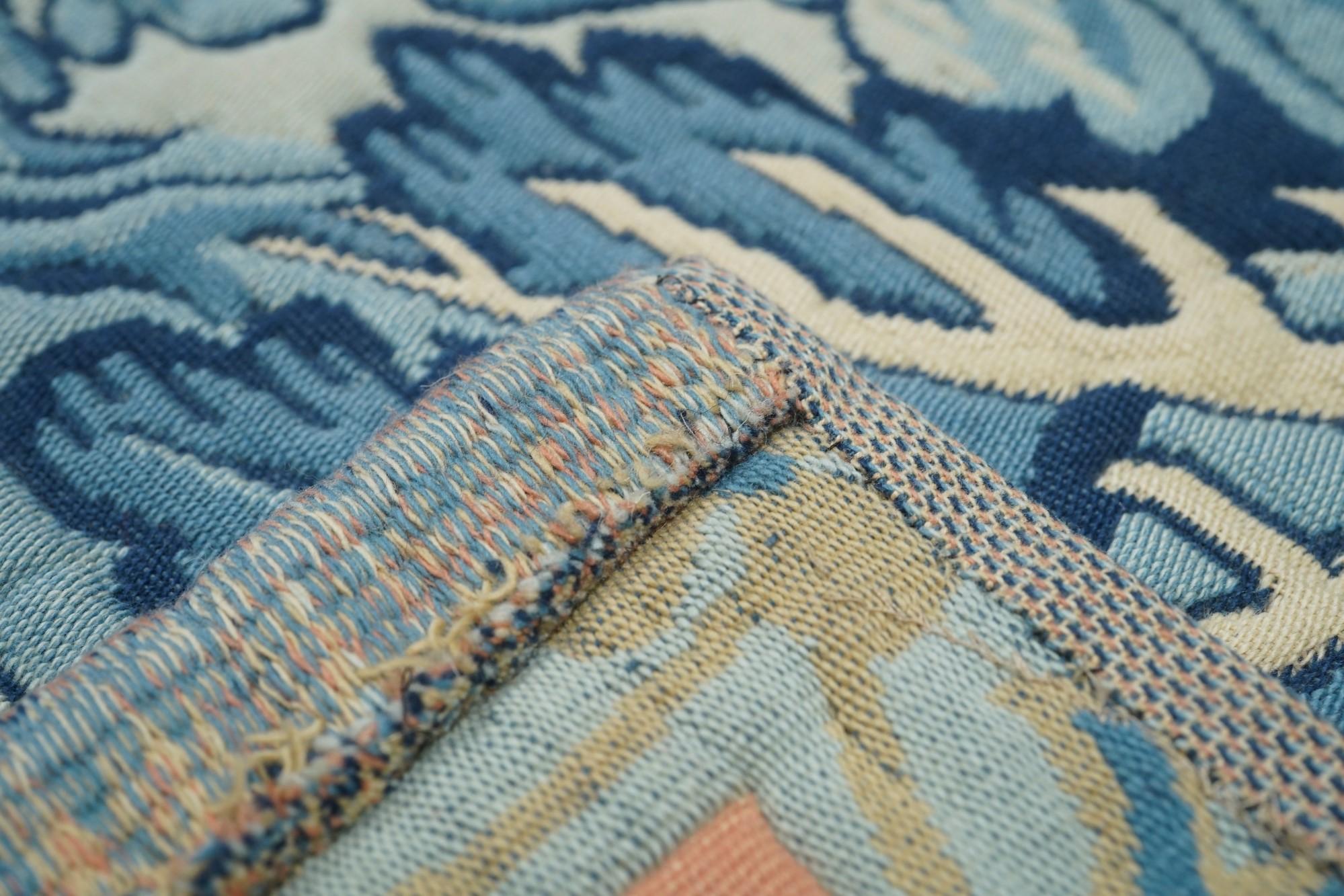 Vintage Belgium Verdure Design Tapestry Rug For Sale 4