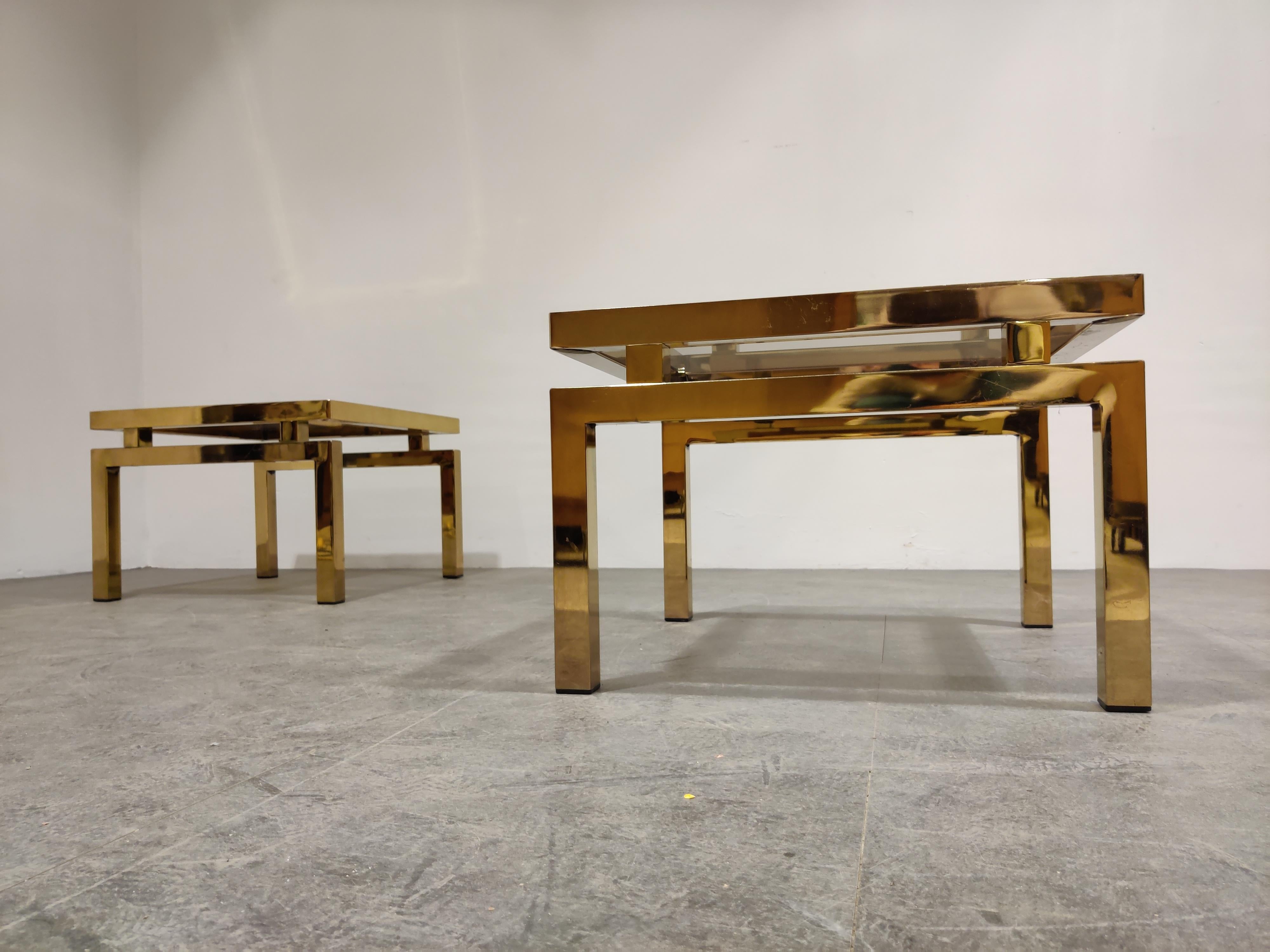 Late 20th Century Vintage Belgochrom Coffee Tables, 1970s