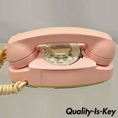 Vintage Bell System Pink "The Princess Phone" Rotary Dial Telephone