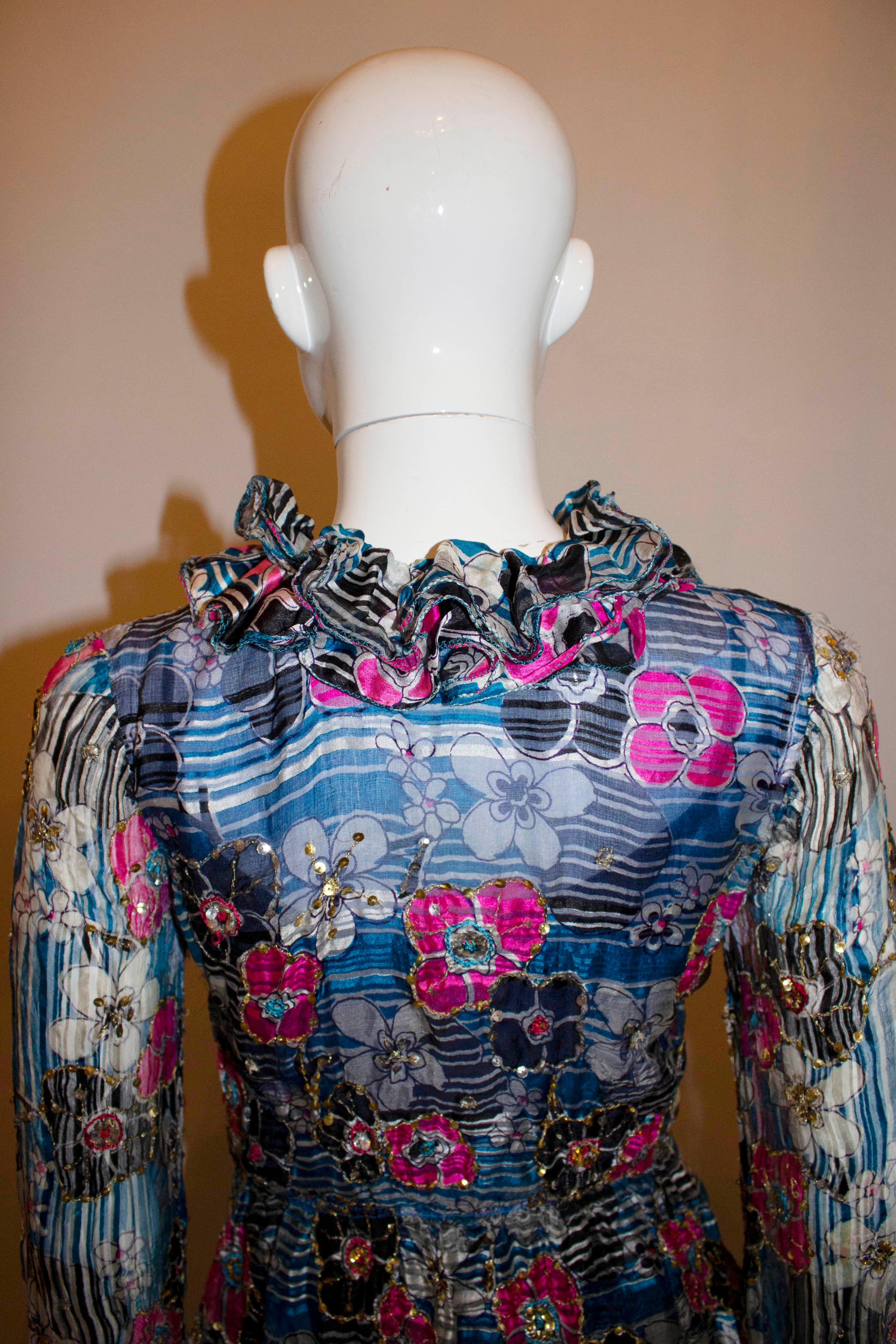 Vintage Belville Sassoon Silk Blouse In Good Condition For Sale In London, GB
