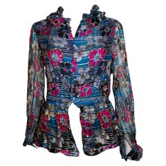 Retro Belville Sassoon Silk Blouse