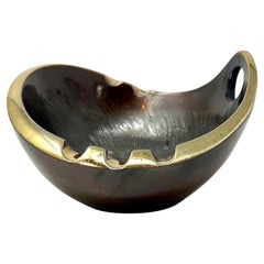Vintage Ben Siebel Aschenbecher/Kastenbecher von Jenfred Ware, vertrieben von Raymor