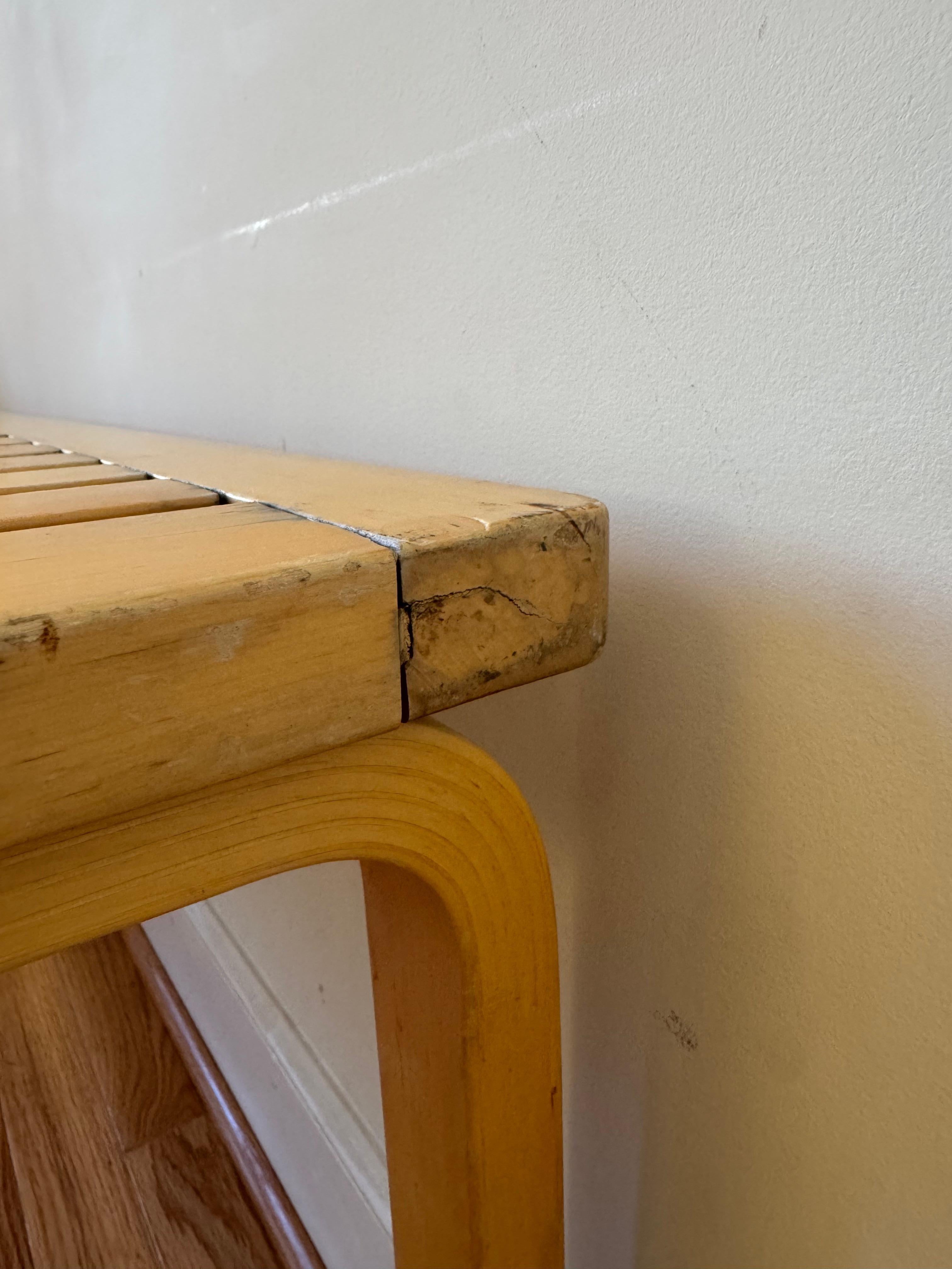 Vintage Bench 153A by Alvar Aalto for Artek im Angebot 4