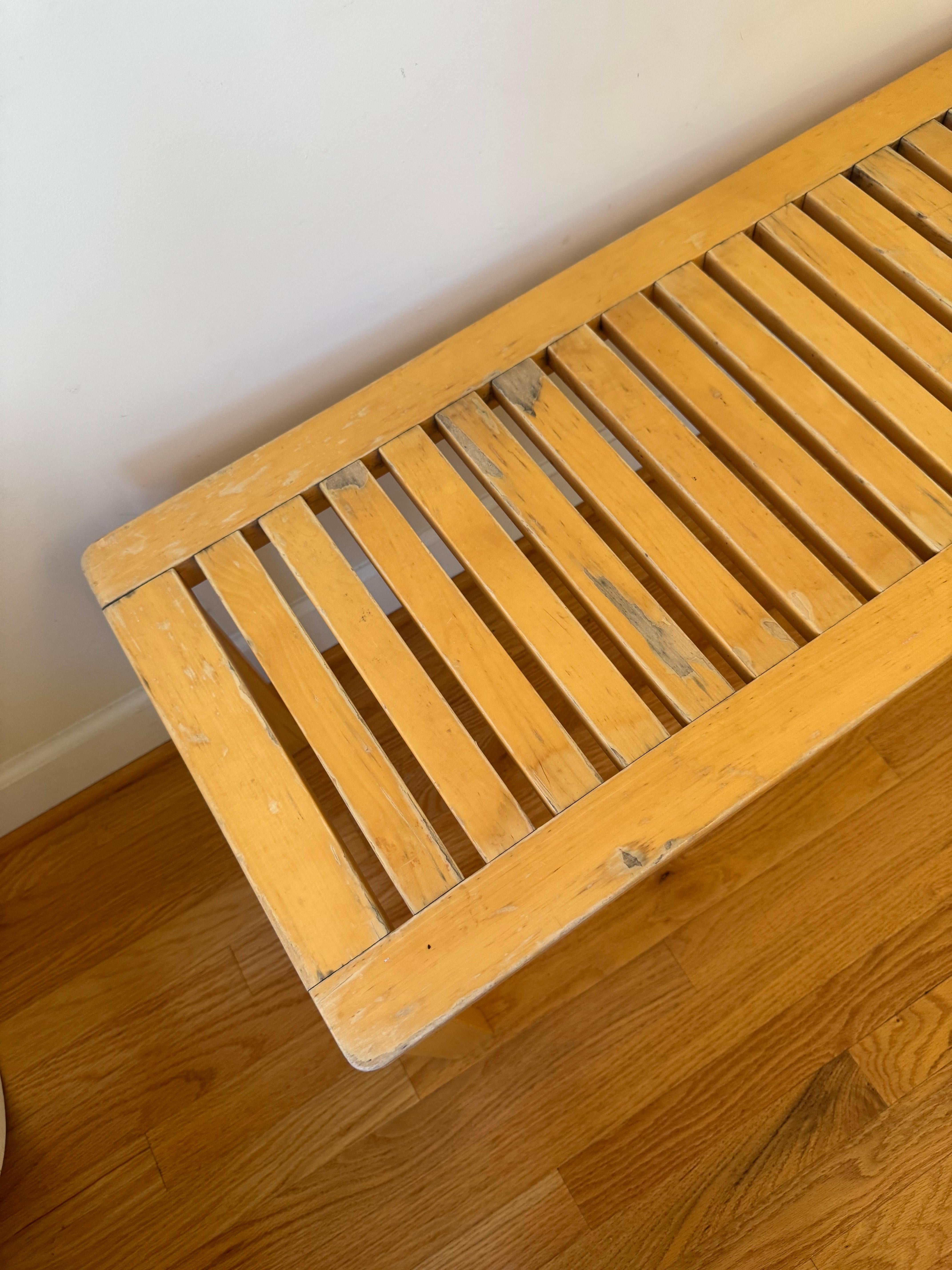 Vintage Bench 153A by Alvar Aalto for Artek (Mitte des 20. Jahrhunderts) im Angebot