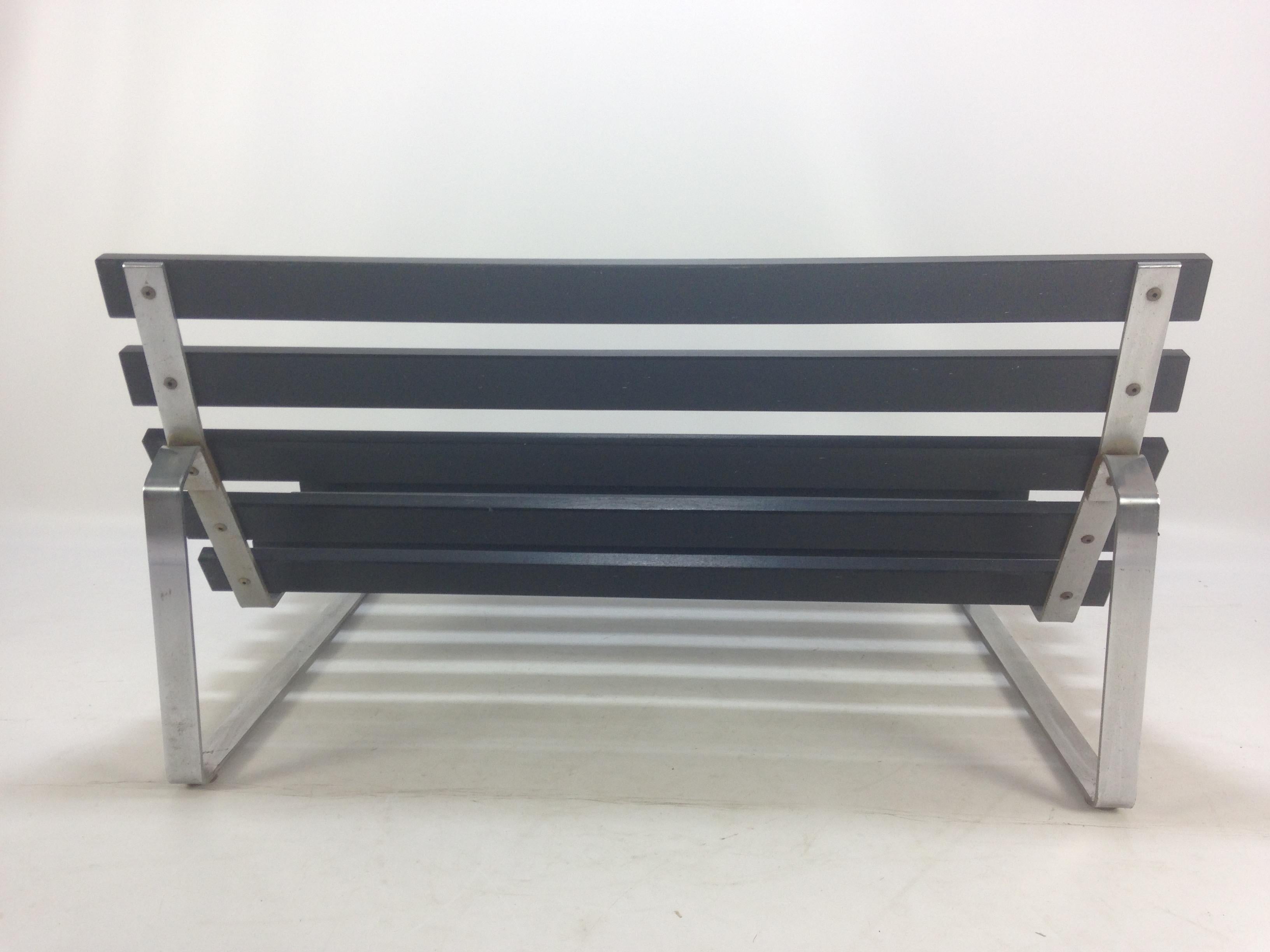 Vintage Bench by Kho Liang Ie for Artifort, 1960s For Sale 1