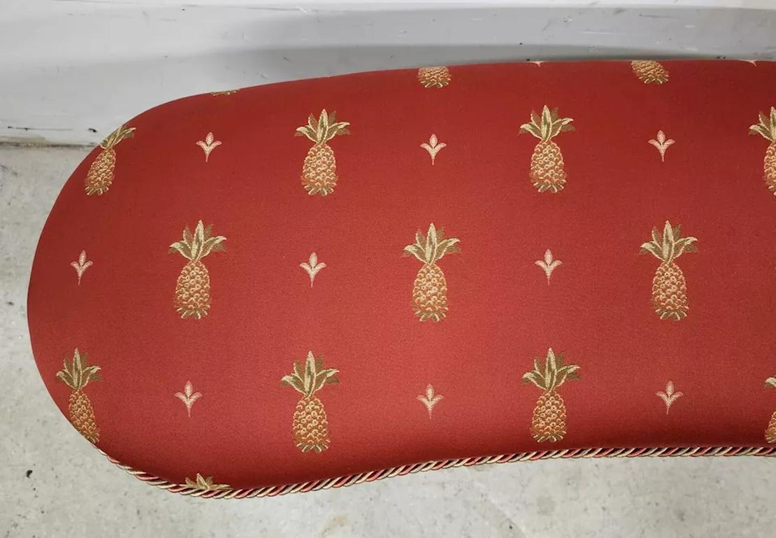 Banc vintage ananas de lyre en vente 5