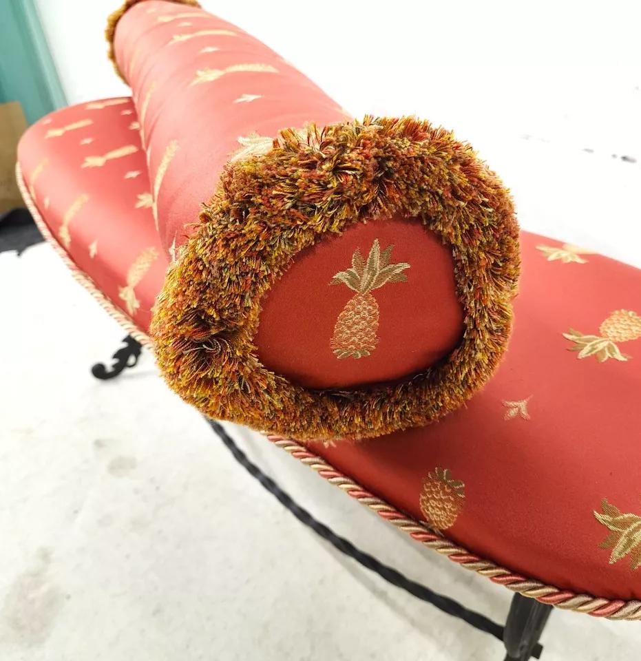 Banc vintage ananas de lyre en vente 7