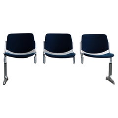 Vintage bench  waiting room bench  1970s  Castelli