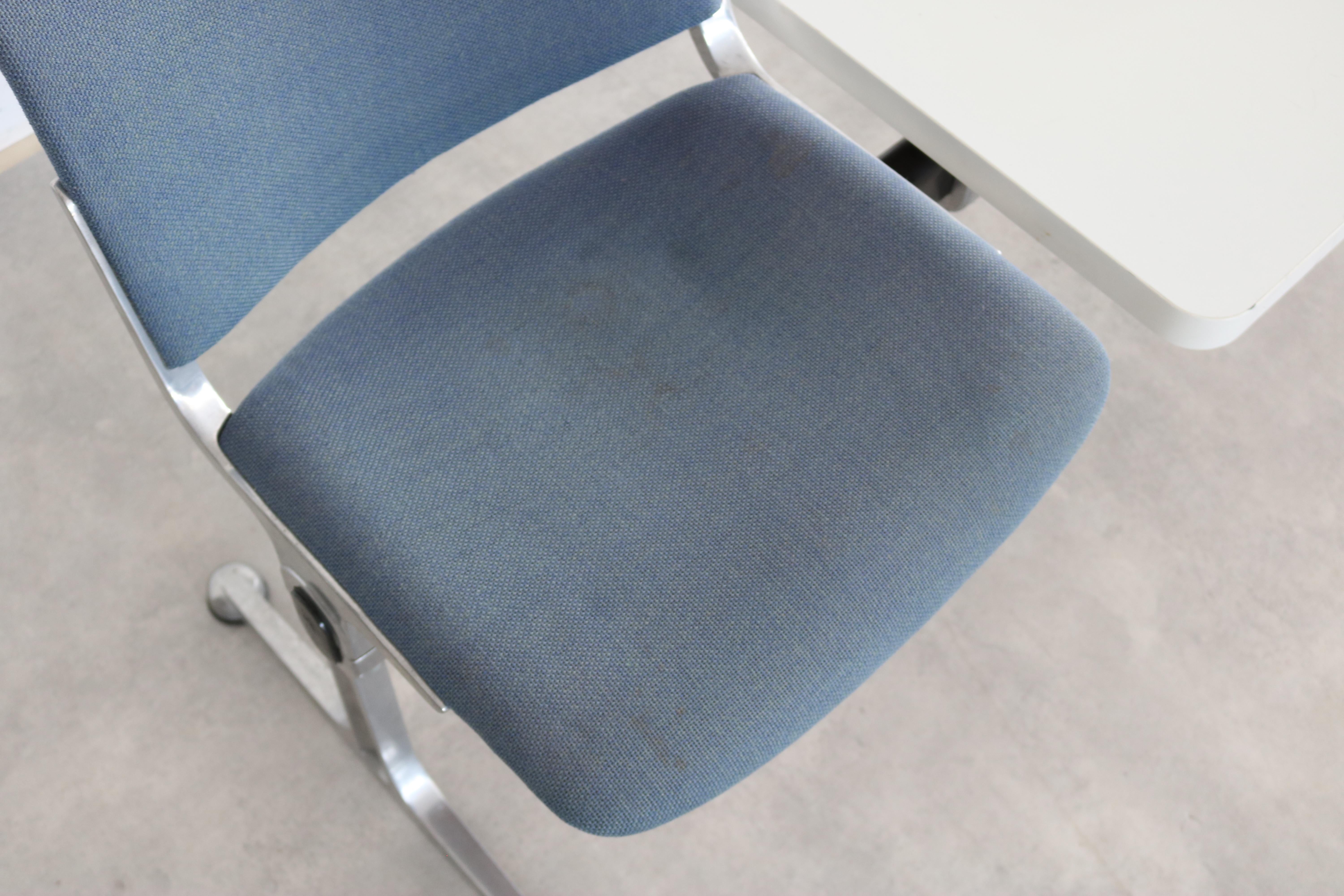 Metal Vintage bench  waiting room bench  1970s For Sale
