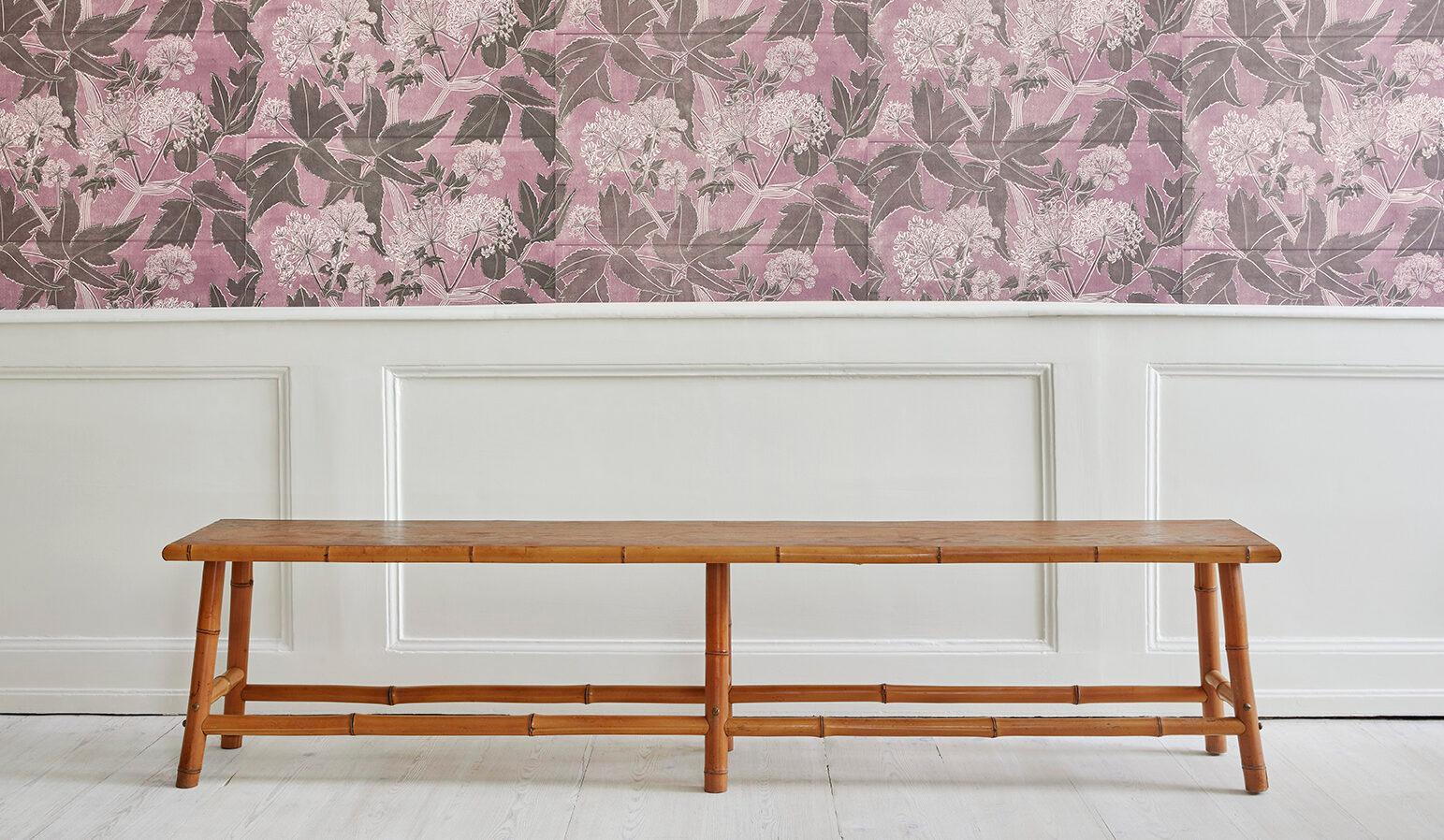 France, 1960s

Bench with bamboo legs and wooden seat.

Measures: H 41 x W 182.5 x D 30 cm.