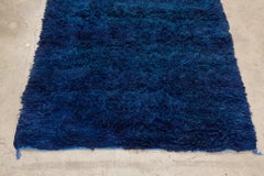 Vintage Beni M'Guild Moroccan Rug, Blue