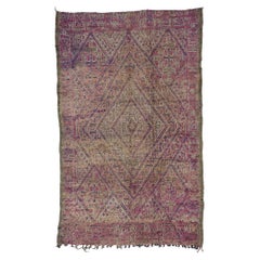 Tapis marocain vintage Beni MGuild, Boho Luxe rencontre Ultra Cozy