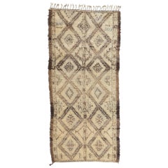 Vintage Beni MGuild Moroccan Rug, Cohesive Coziness Meets Subtle Shibui