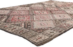 Vintage Beni MGuild Moroccan Rug, Cozy Nomad Meets Midcentury Modern Style