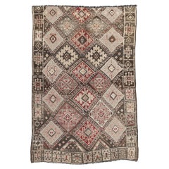 Marokkanischer Beni MGuild Vintage-Teppich, Cozy Nomad Meets Midcentury Modern Style, Vintage