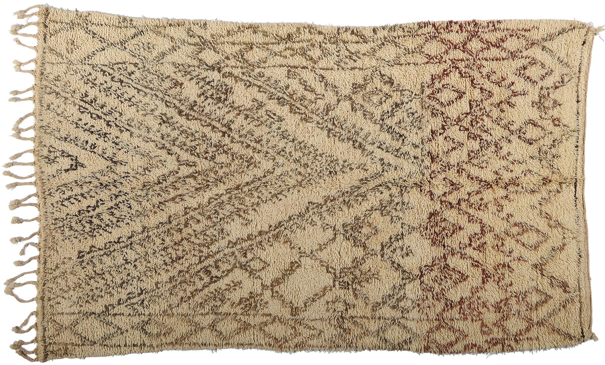 Tappeto marocchino Beni M'Guild del 1960 con stile tradizionale in vendita 2