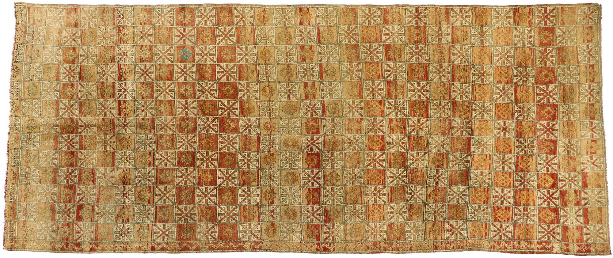 Vintage Beni MGuild Marokkanischer Teppich im Angebot 4