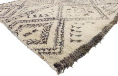 Vintage Square Beni M'Guild Moroccan Rug