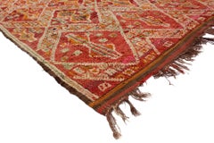 Vintage Beni M'Guild Moroccan Rug