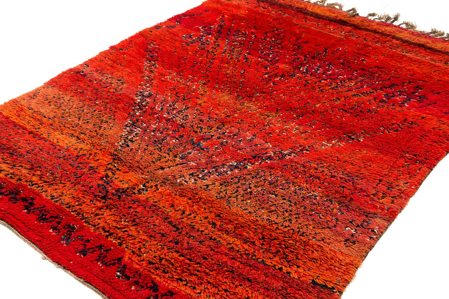 Tribal Vintage Beni Mguild Moroccan Rug
