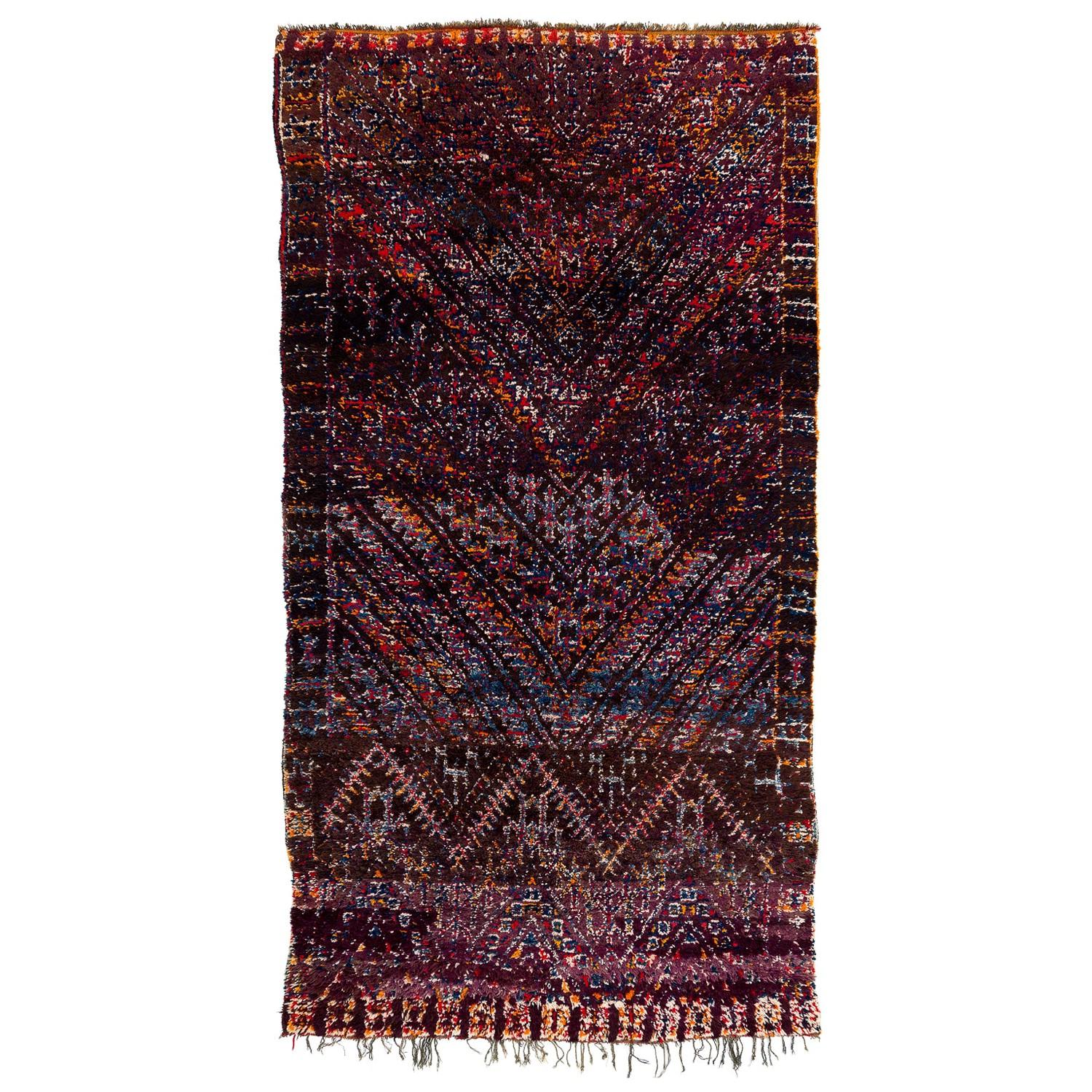 Vintage Beni Mguild Moroccan Rug